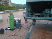Cleaning of the refrigeration circuit